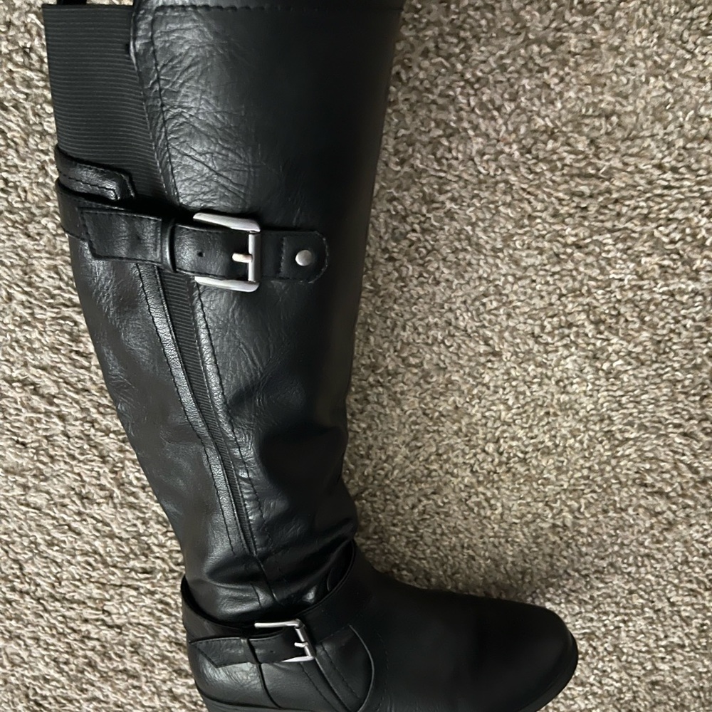 Croft and Barrow Women’s Black Boots Size 6 Like New Purchased at Kohl’s